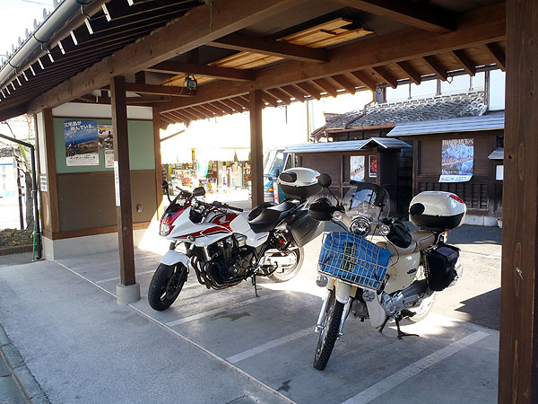 小鹿野のバイク専用駐車場（無料）